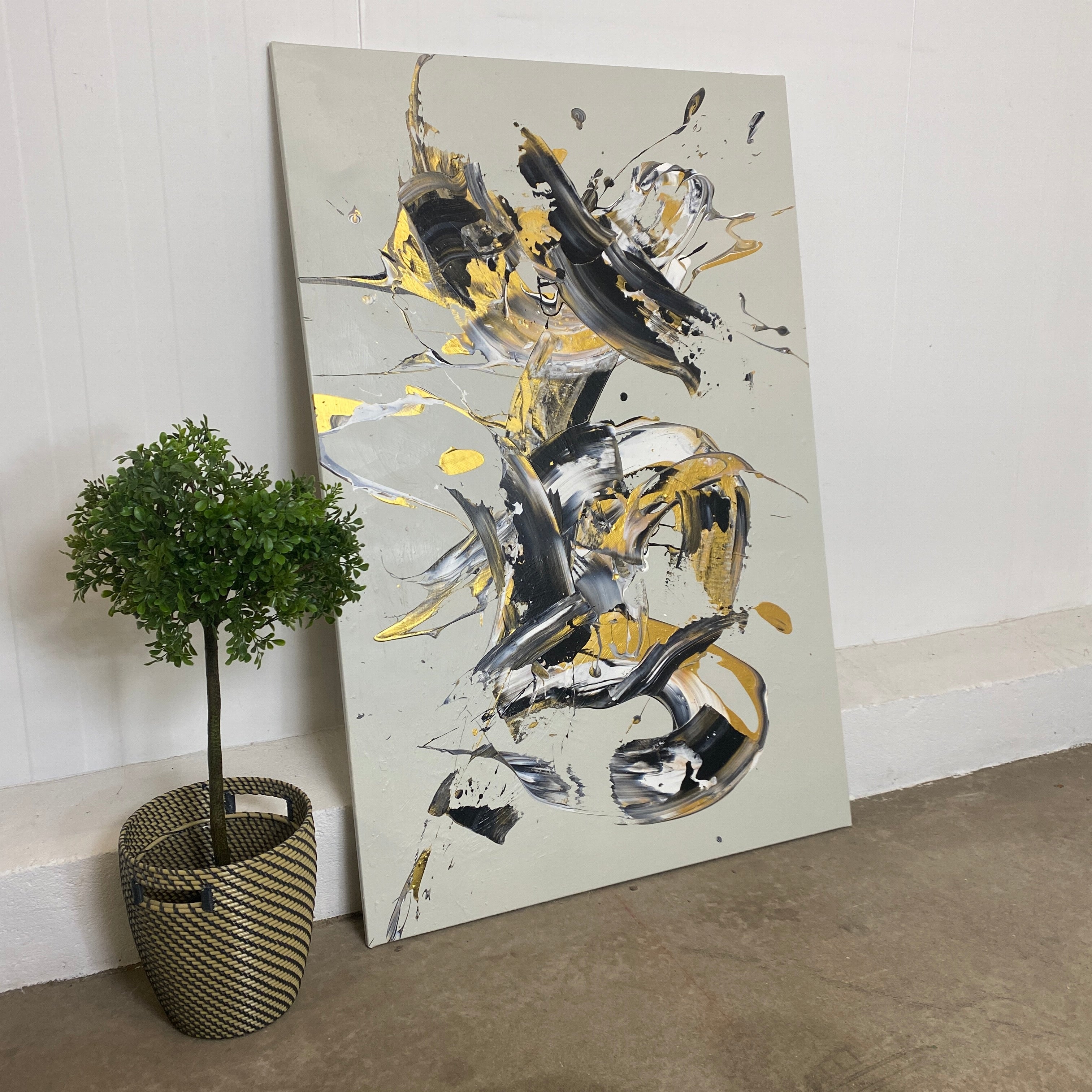 Maleri: "Less Is More #29" 150 x 100 cm