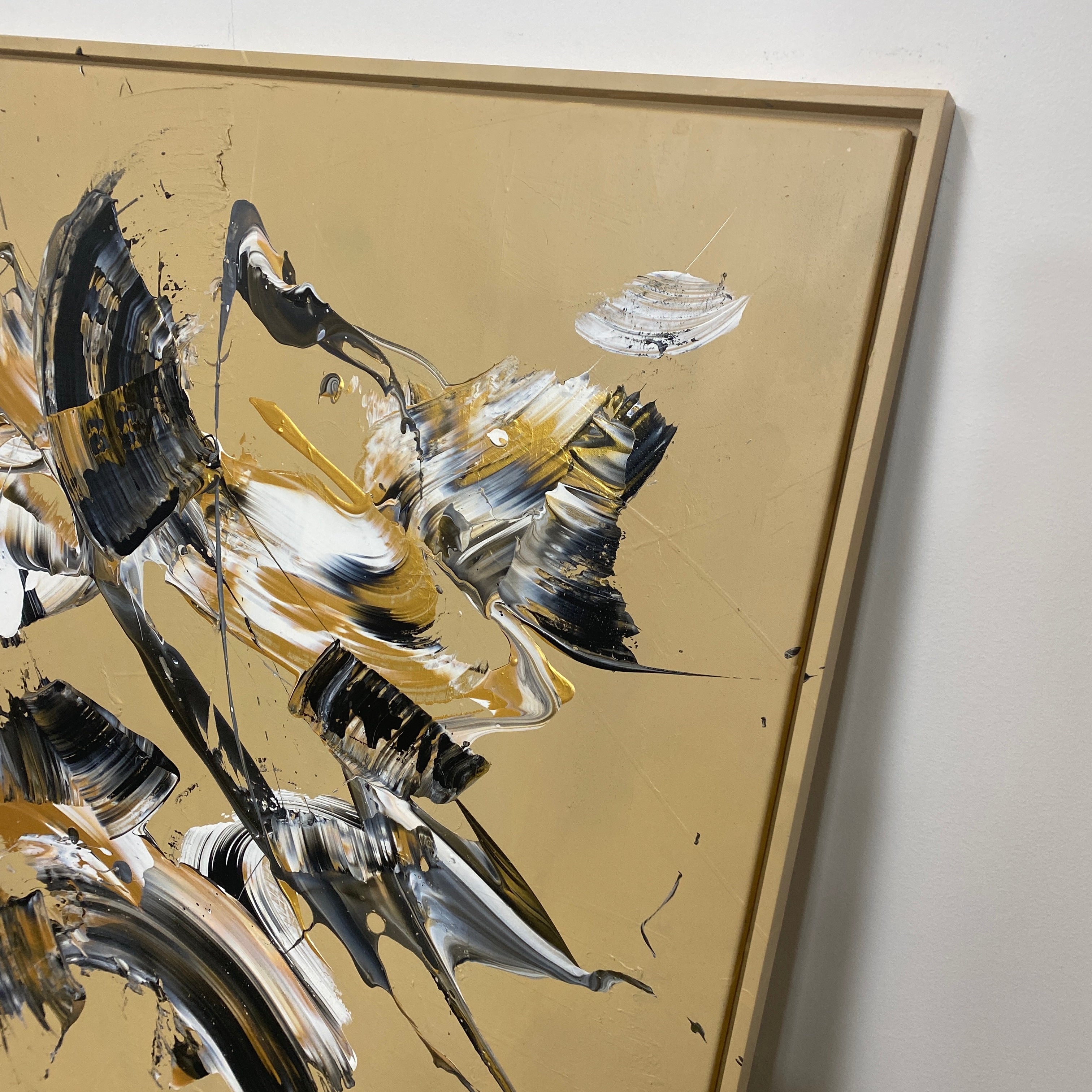 Maleri: "Less Is More #42" 104 x 104 cm