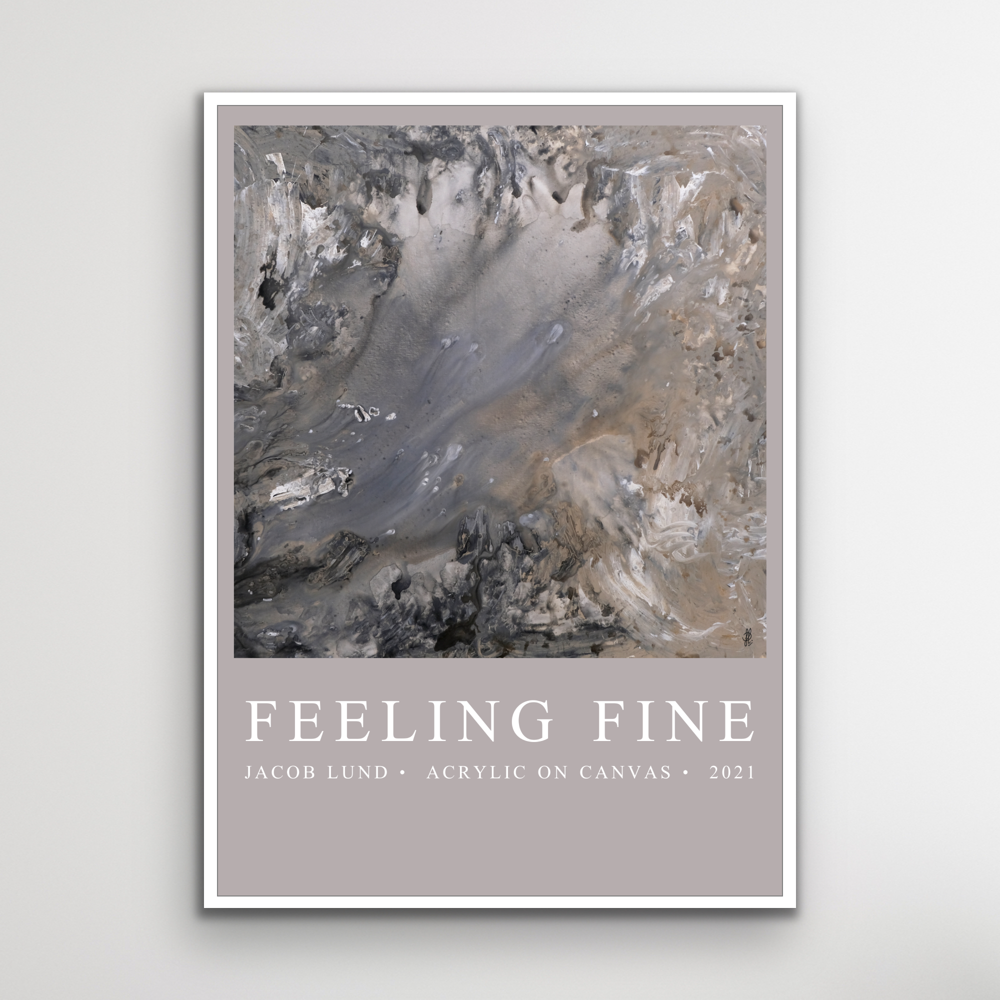 Plakat: "Feeling fine"