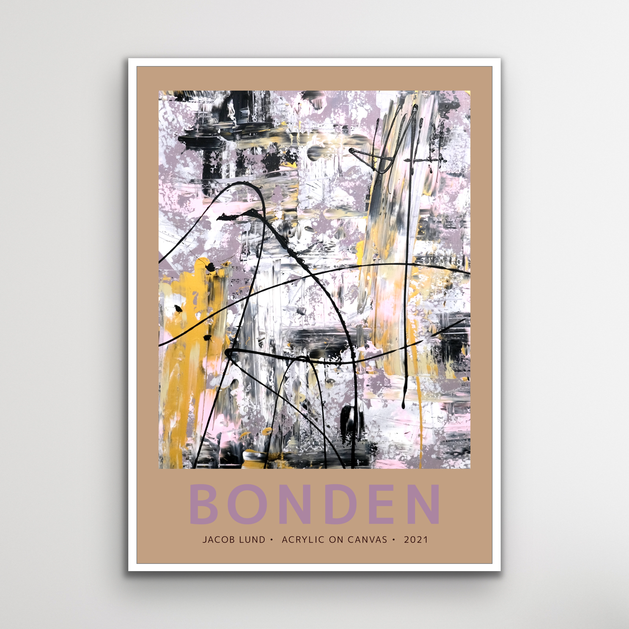 Plakat: "Bonden" (brun kant)