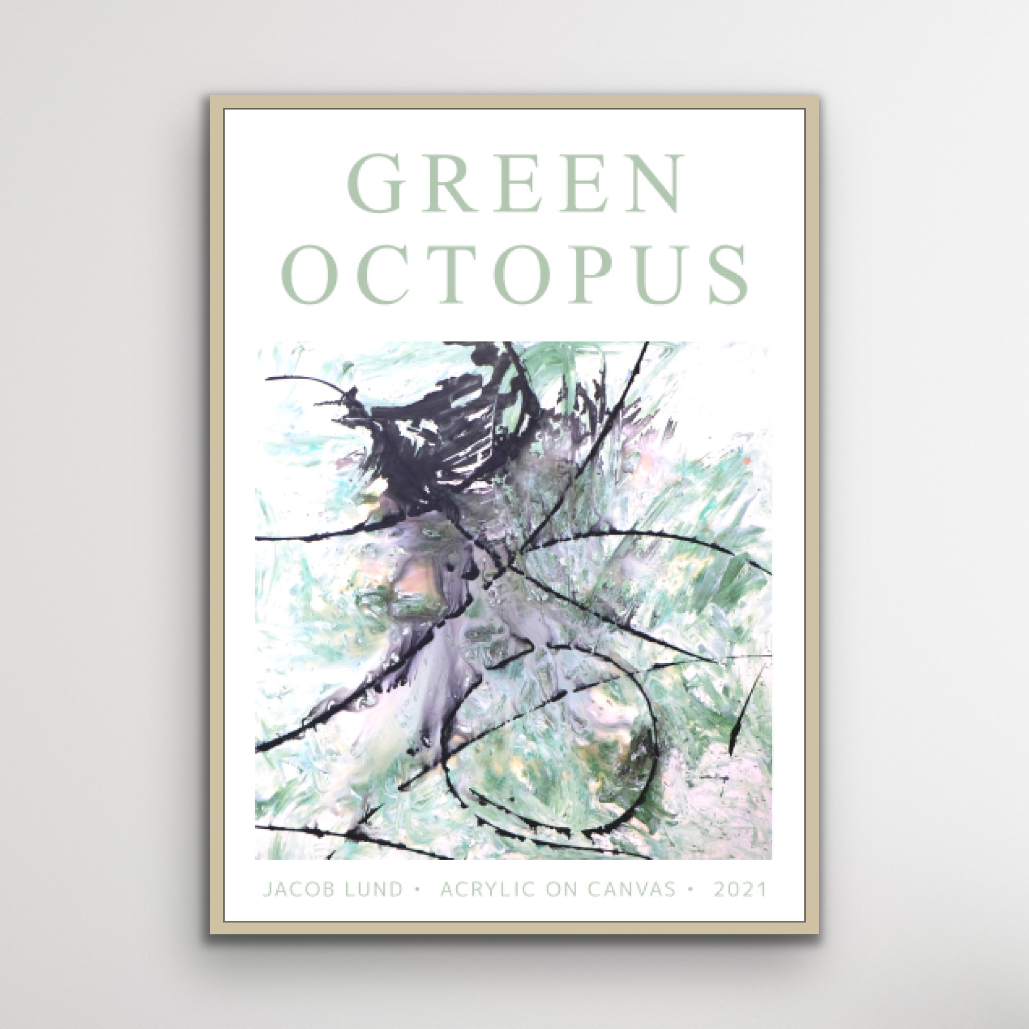 Plakat: "Green Octopus"