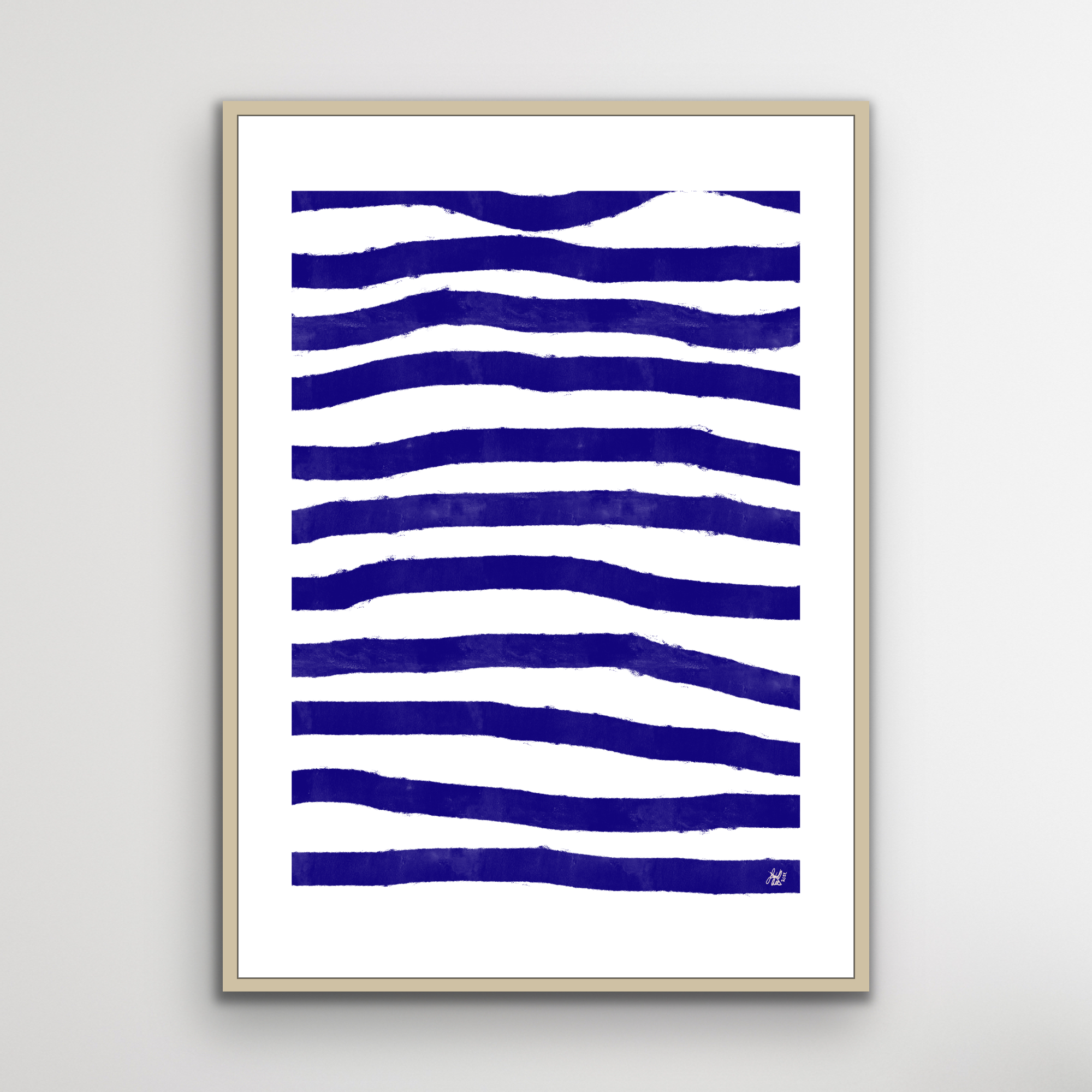 Poster: "Blue Stripes"