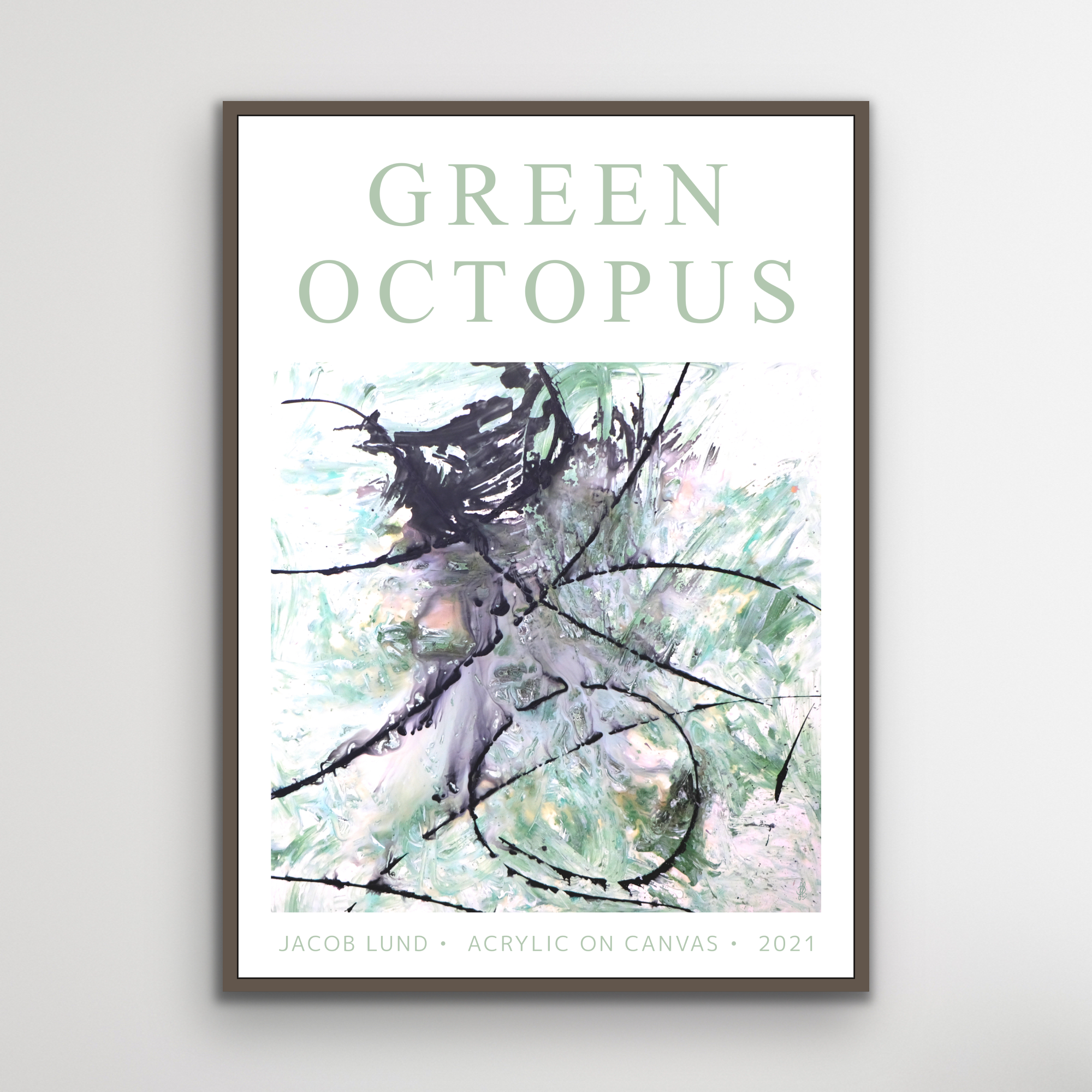 Plakat: "Green Octopus"