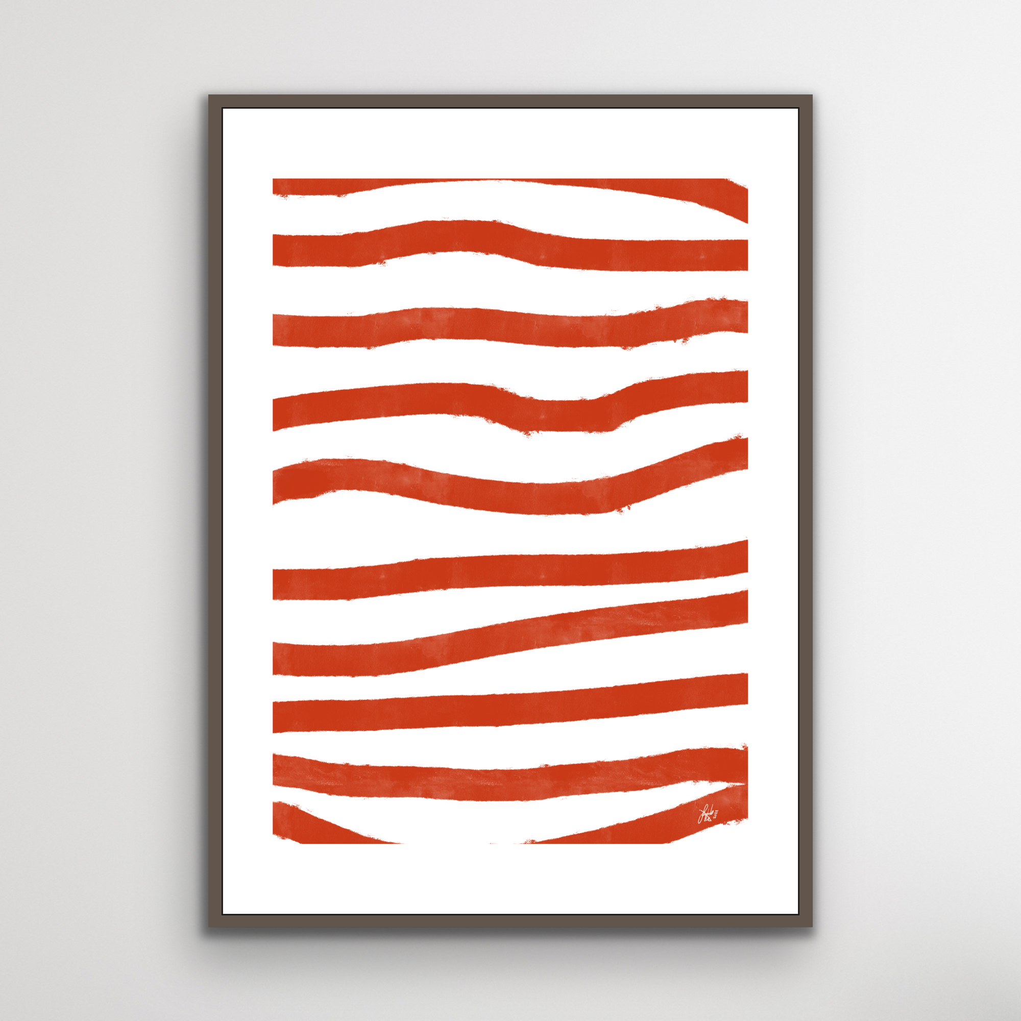 Poster: "Red Stripes"