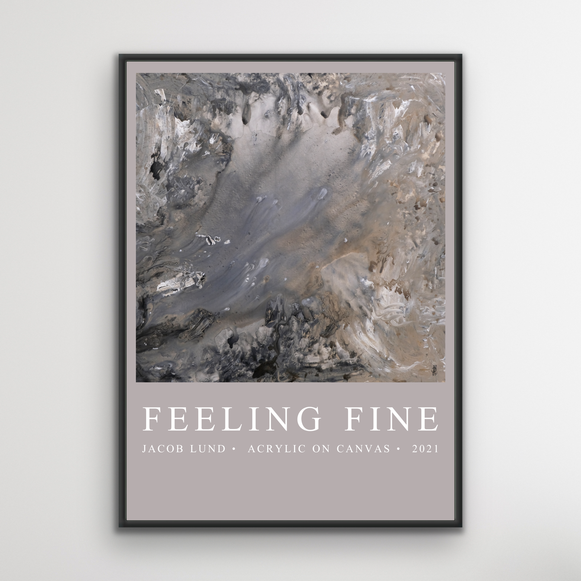Plakat: "Feeling fine"