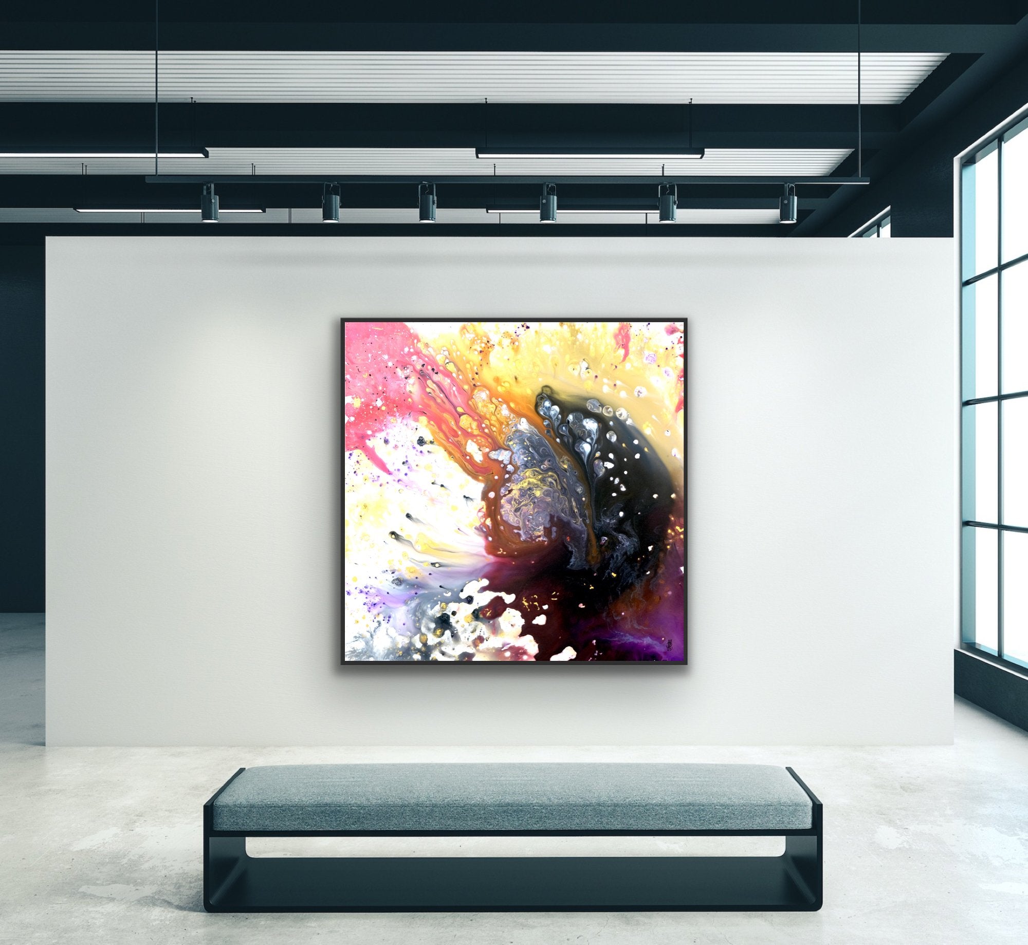 Canvas print: "Red Flow"