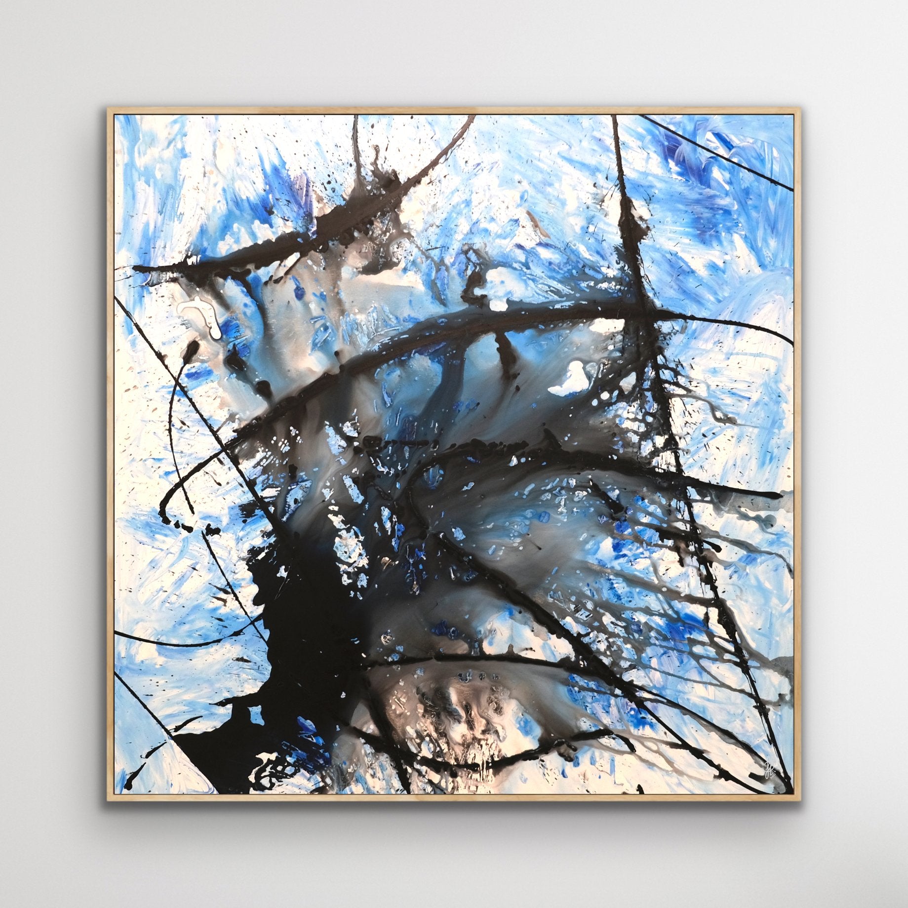 Canvas print: "Blue Octopus"