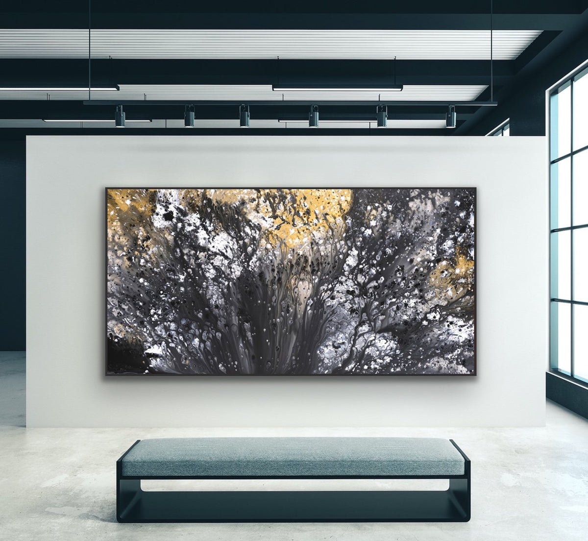 Canvas print: "Waterfall" (Rectangle)